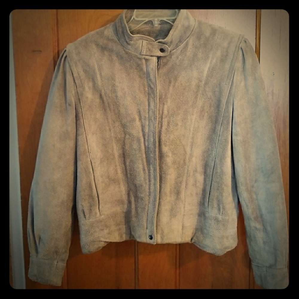 Women's vintage leather jacket